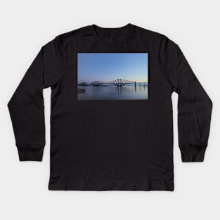 Forth Rail Bridge, Scotland Kids Long Sleeve T-Shirt